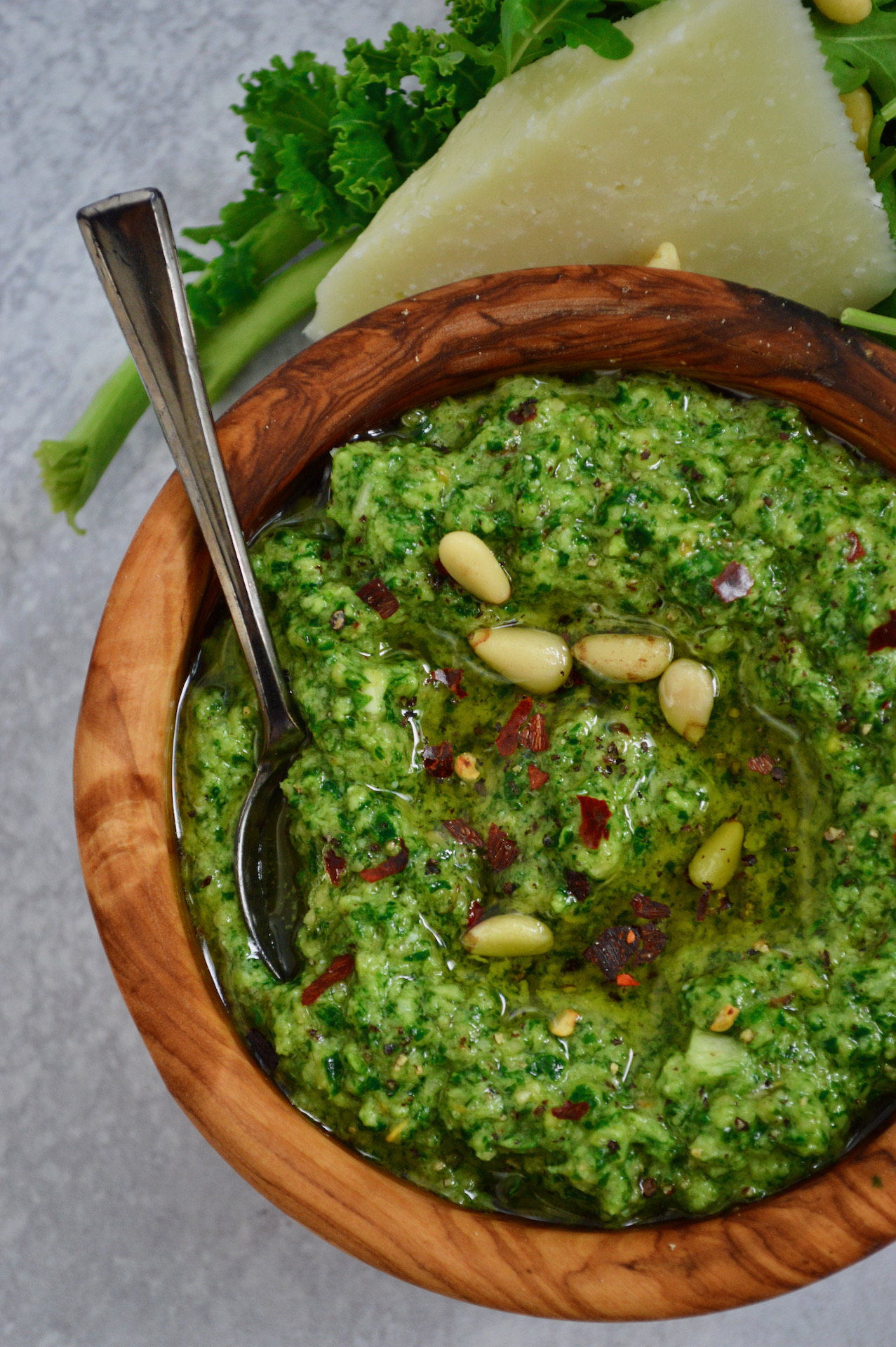 Arugula Green Garlic Pesto -- Vegan and Gluten Free